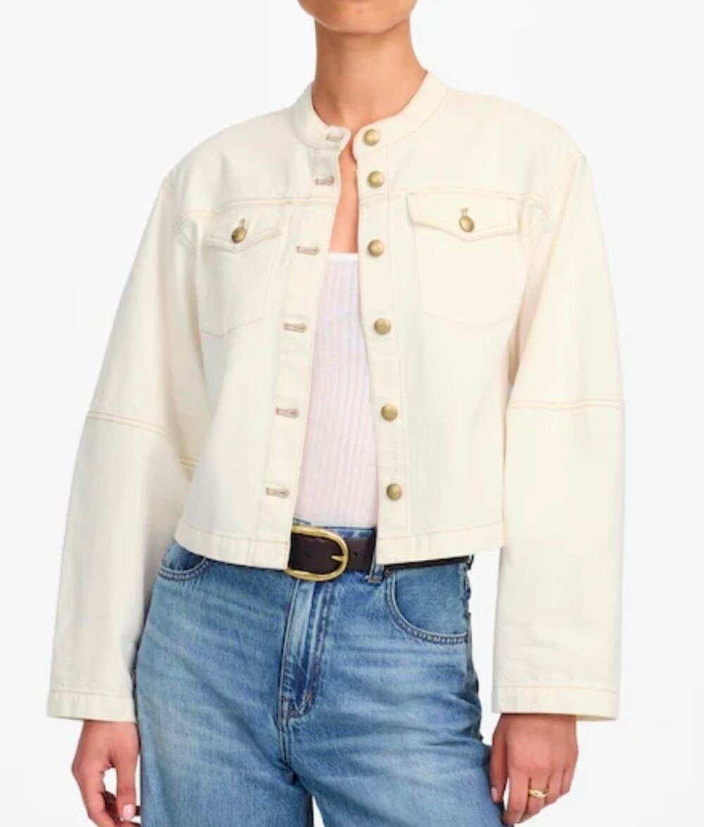 Madewell Cocoon-Sleeve Denim Lady Jacket Size XXS NWT